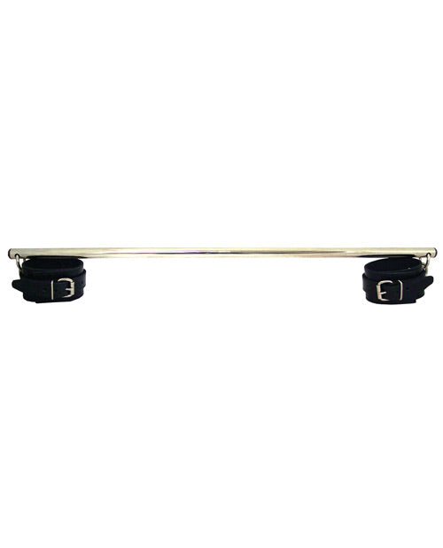 Rouge Leather Leg Spreader Bar w/Black Cuffs