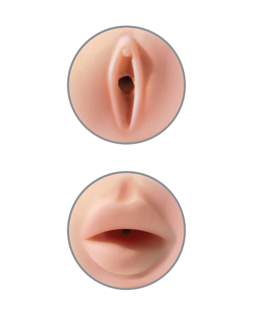 Pipedream Extreme Toyz Tight Grip Dual Density Squeezable Strokers - Pussy & Mouth