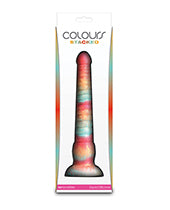 Colours Stacked 9" Dildo - Red/Gold