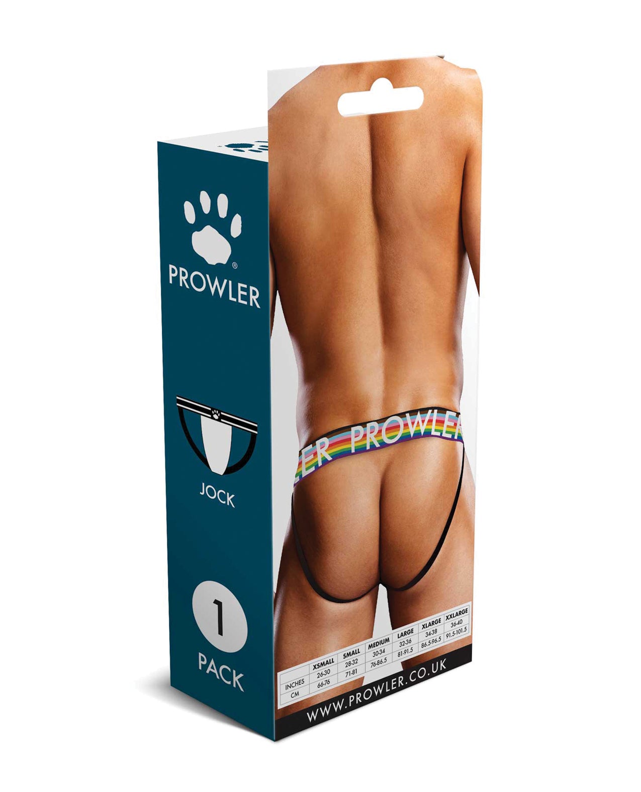 Prowler Oversized Paw Jock Strap - White/Multi XL