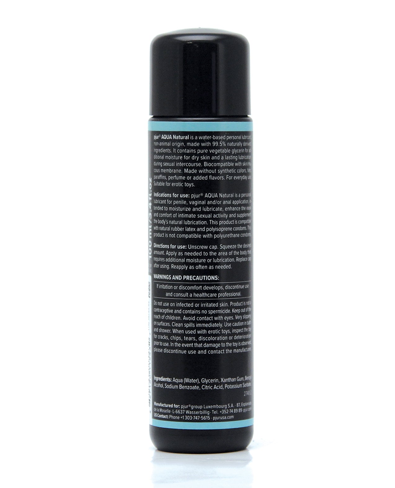 Pjur Aqua Natural - 100 ml Bottle