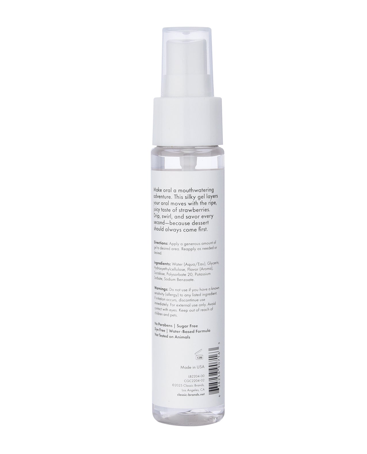CGC Blow Me Oral Sex Gel - 2 oz Strawberry