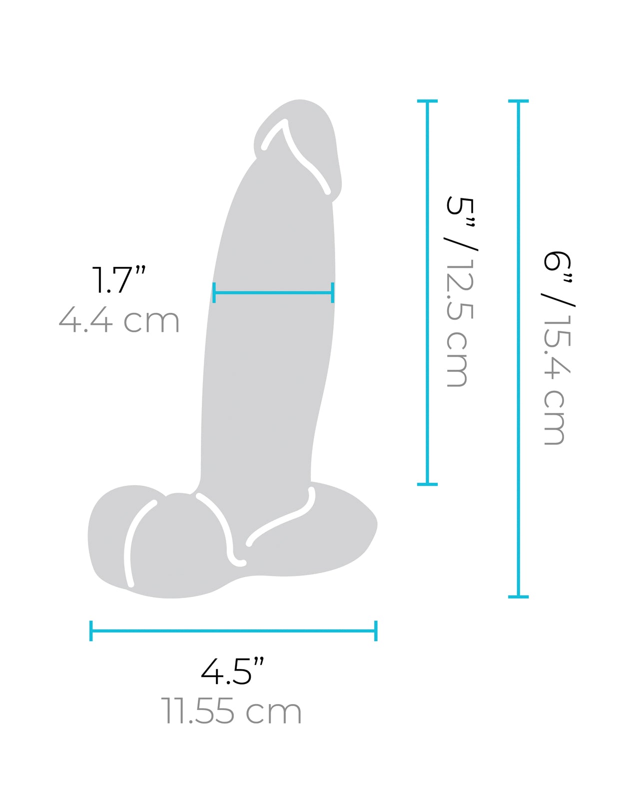 b-Vibe Slipskin 6" Girthy - Mocha