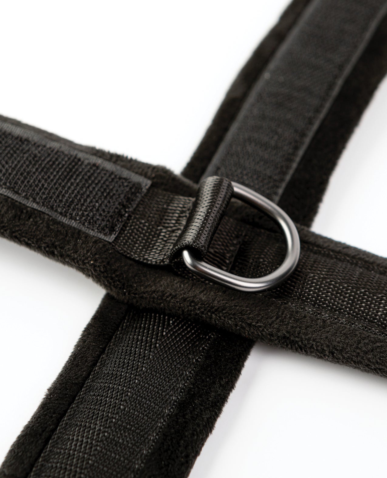 Sei Mio Cross Purposes Unique Over-Wrap Cross Cuff Restraints - Black