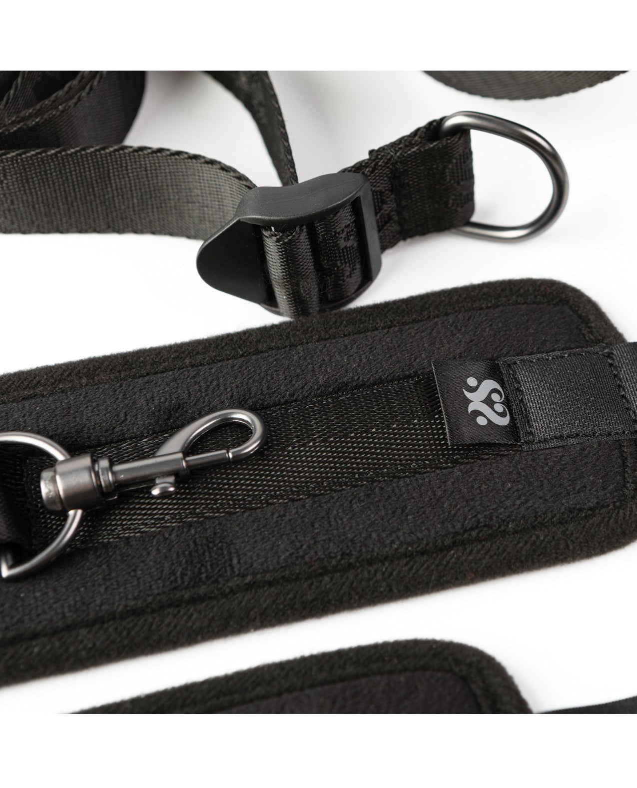 Sei Mio Comfortably in Control Deluxe Sex Position Restraint System - Black