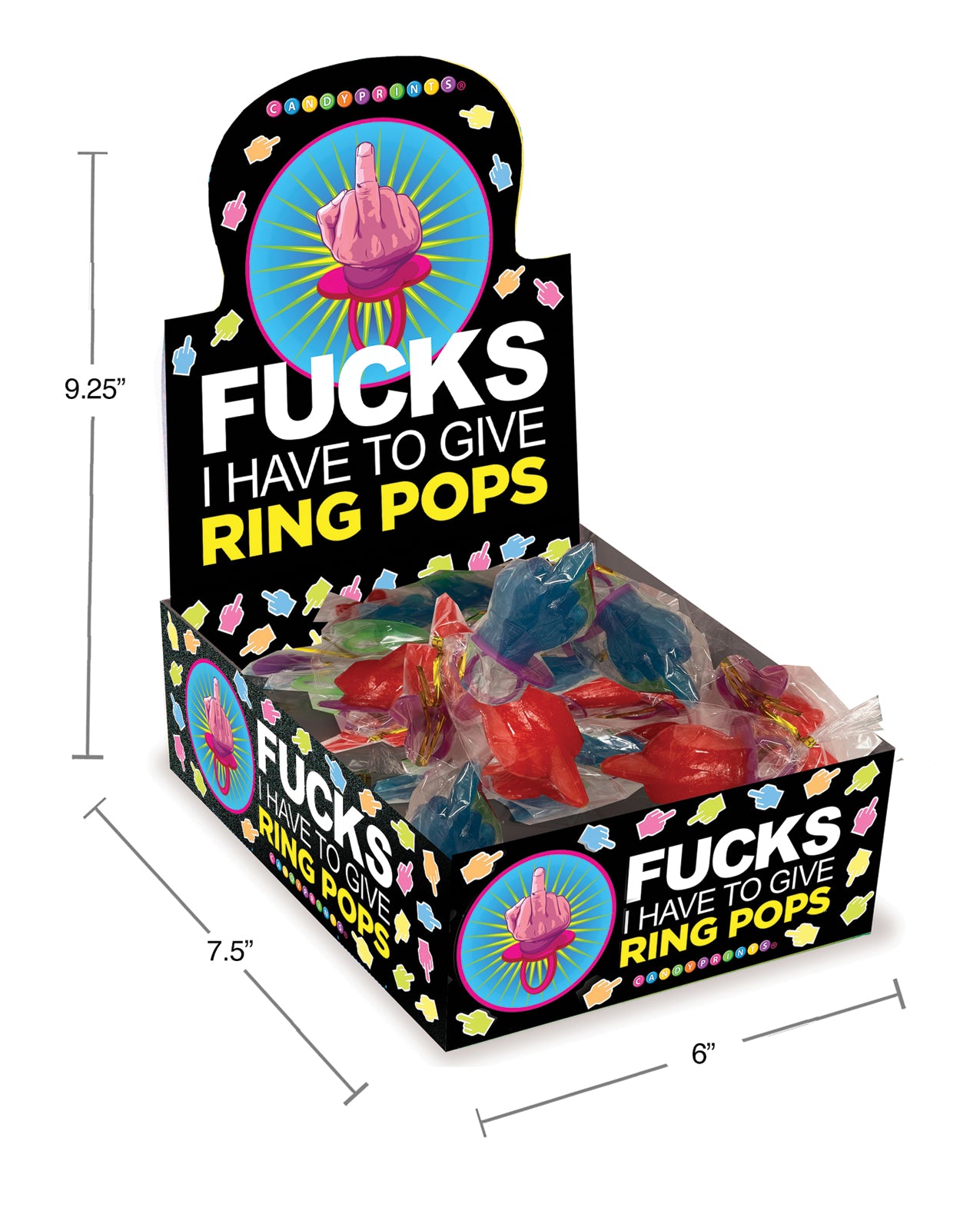 Fuck I Have to Give Ring Pop - 30 pc Display