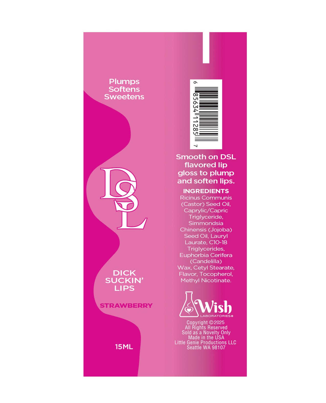 Dick Sucking Lips Lip Plumper - Strawberry 15 ml