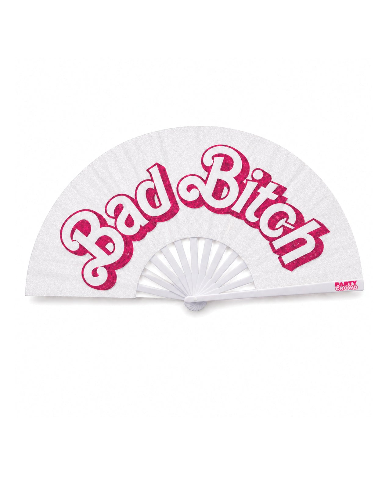Wood Rocket Bad Bitch Fan - White/Pink