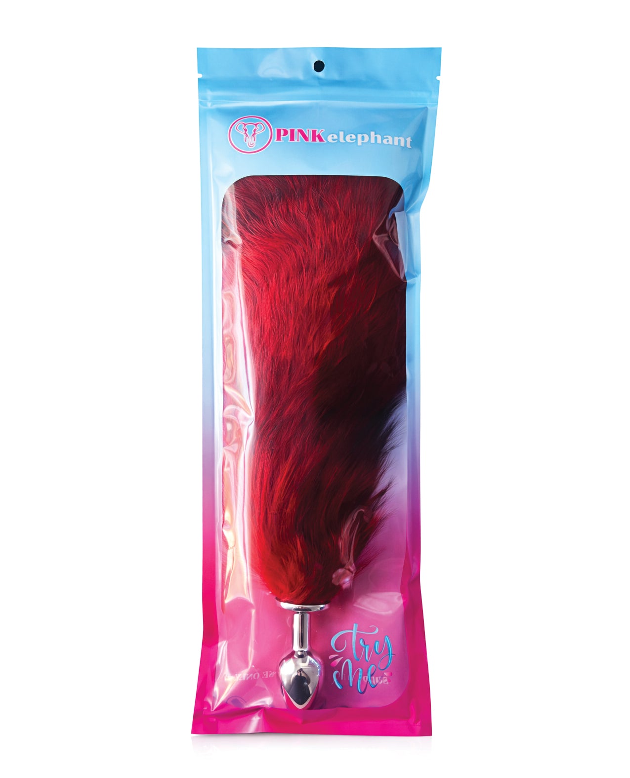 Fox Tail Medium Plug - Red