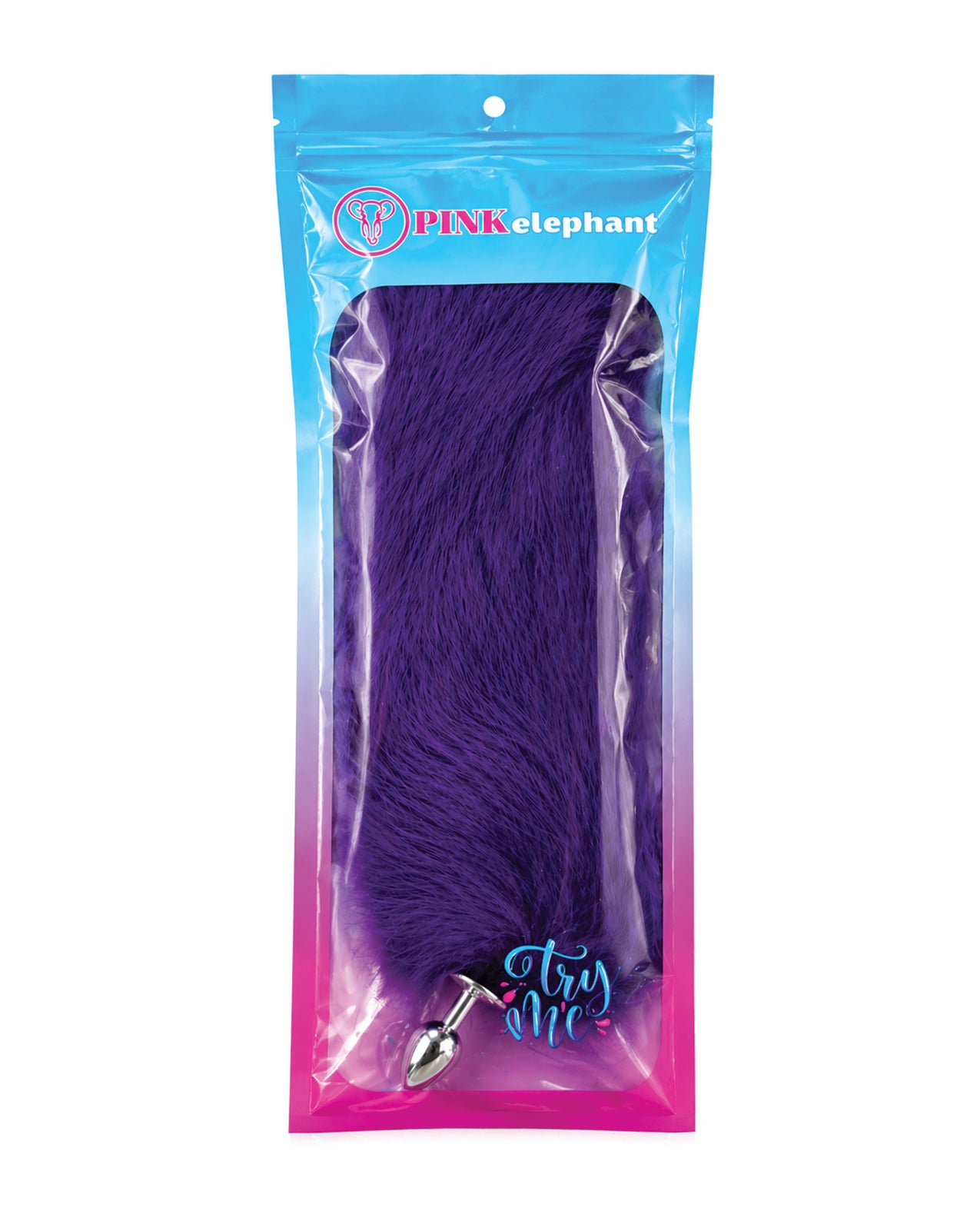 Fox Tail Medium Plug - Bright Purple
