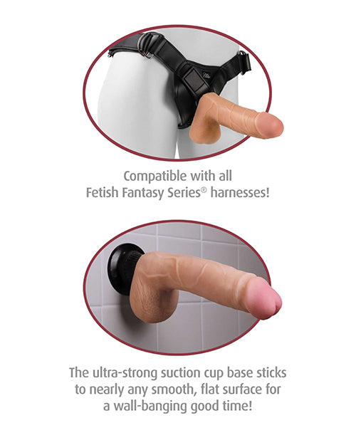 Real Feel Deluxe No. 2 6.5" Vibe Waterproof - Flesh