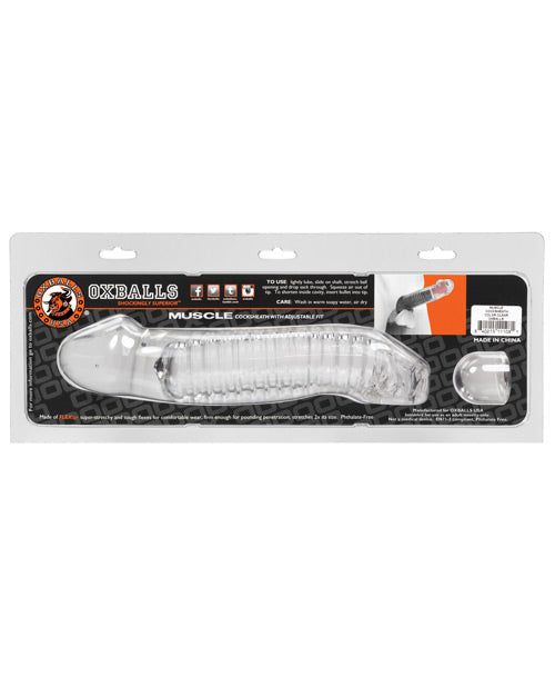 Oxballs Muscle Cocksheath - Clear