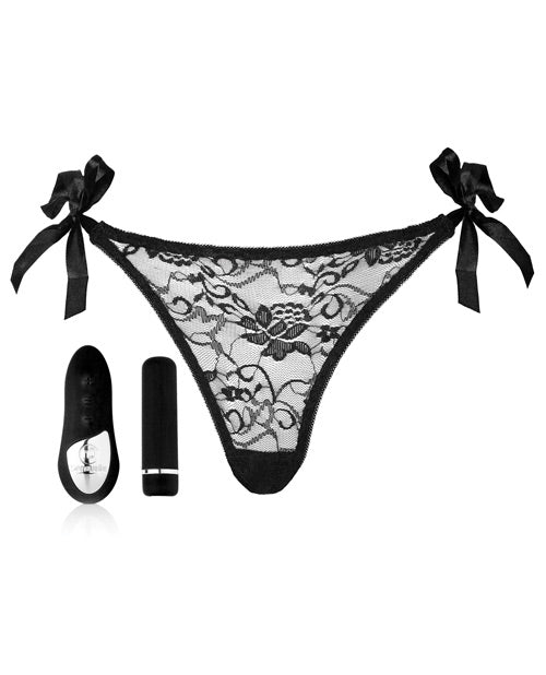 Nu Sensuelle Pleasure Panty Bullet w/Remote Control 15 Function - Black
