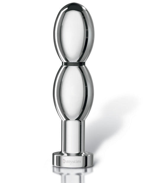 Mystim O(h!)-thello e-Stim Oval Aluminum Dildo