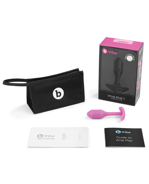 b-Vibe Weighted Snug Plug 1 - 55 g Fuchsia