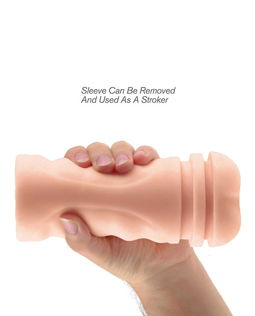 Pipedream Extreme Toyz Mega Grip Squeezable Vibrating Strokers - Pussy