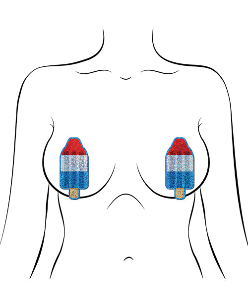 Pastease Premium American Pop - Red/White/Blue O/S