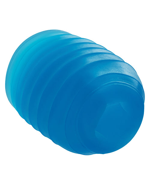 Pop Sock! Ribbed Masturbator - Blue