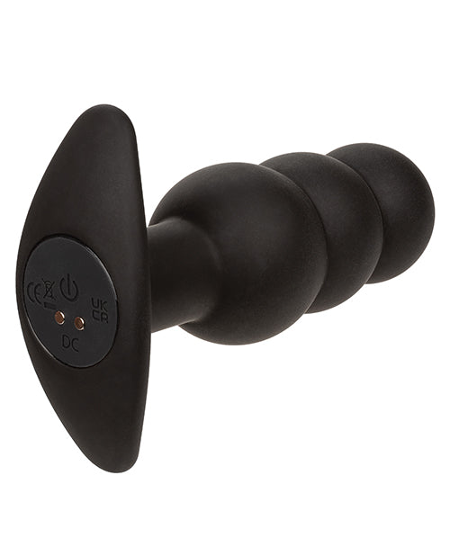 Rock Bottom Tap Beaded Anal Probe - Black