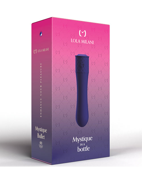 Lola Milani Mystique Bullet w/Pink Bottle - Dark Purple