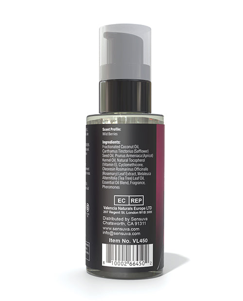 Sensuva Me & You Massage Oil - 2 oz Berry Flirty