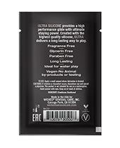 Wicked Sensual Care Ultra Silicone Based Lubricant - .1 oz Fragrance Free