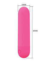 Pretty Love Stefan Mini Massager Bullet - Hot Pink