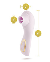 Blush Delice Fleur Suction Vibe - Barely Purple