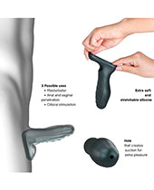 Manwan RYZER Penis Sleeve - Pine Gray