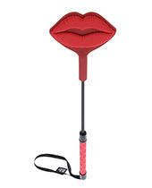 Sex & Mischief Ex's & Oh's Kiss Crop - Red/Black