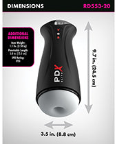 PDX Elite Fap-Gasm Stroker - Frosted