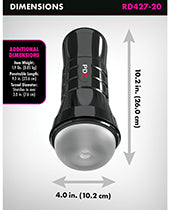 PDX Extreme Wet Stroker Super Slide & Glide XXL - Frosted