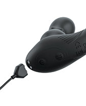Anal Fantasy Elite Ass-Gasm Slide & Glide P-Spot Stimulator - Black