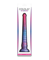Colours Stacked 12" Dildo - Pink/Blue
