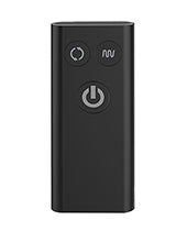 Nexus Tornado Rotating & Vibrating Large Butt Plug w/Remote - Black
