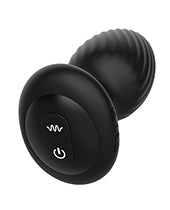 Nexus Tornado Rotating & Vibrating Large Butt Plug w/Remote - Black