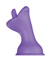 Luv Inc. Mouth & Tongue Suction Cup Vibrator - Purple