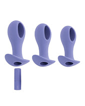Evolved Hole Punch Anal Plug Set - Purple Set of 3