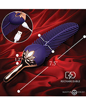 Master Series The Tickler Vibrating Silicone Feather Tickler