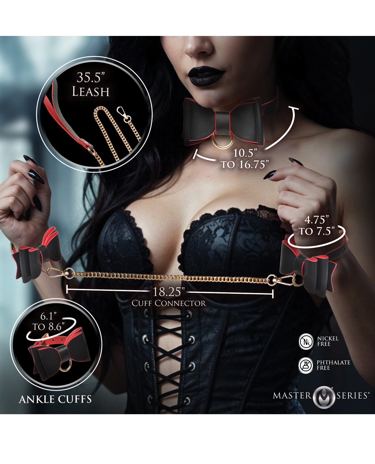 Master Series Goth Bondage Set