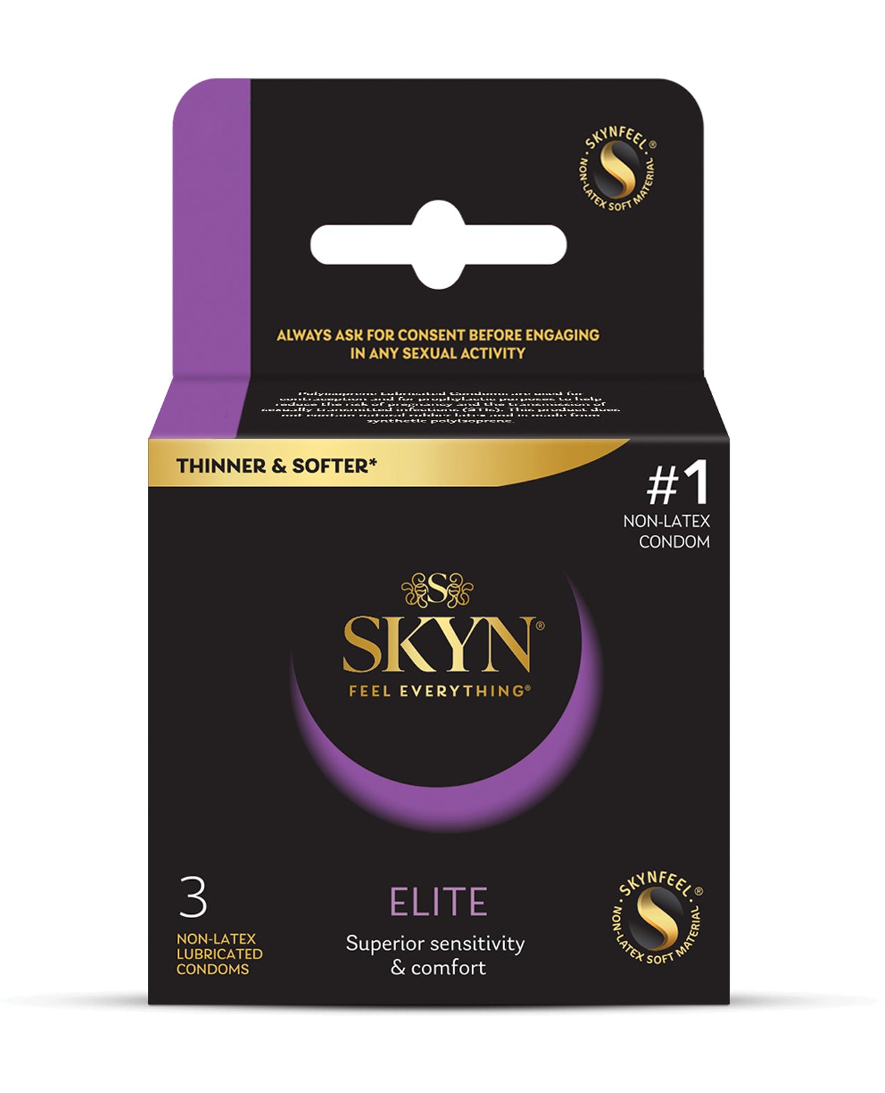Lifestyles SKYN Elite Ultra Thin Condoms - Pack of 3