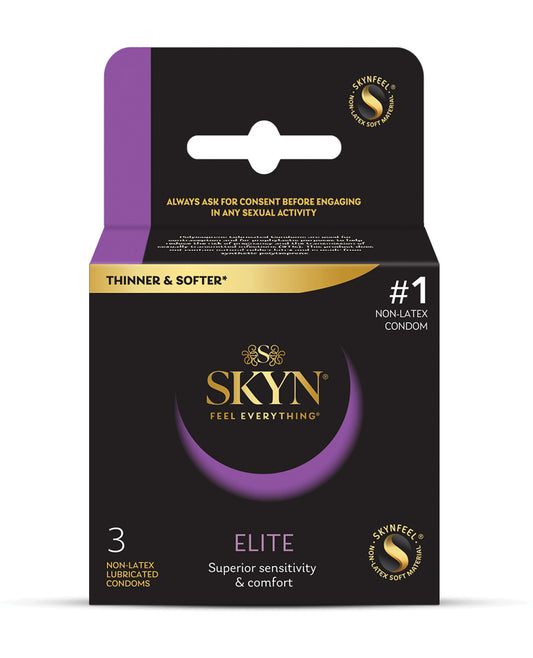 Lifestyles SKYN Elite Ultra Thin Condoms - Pack of 3