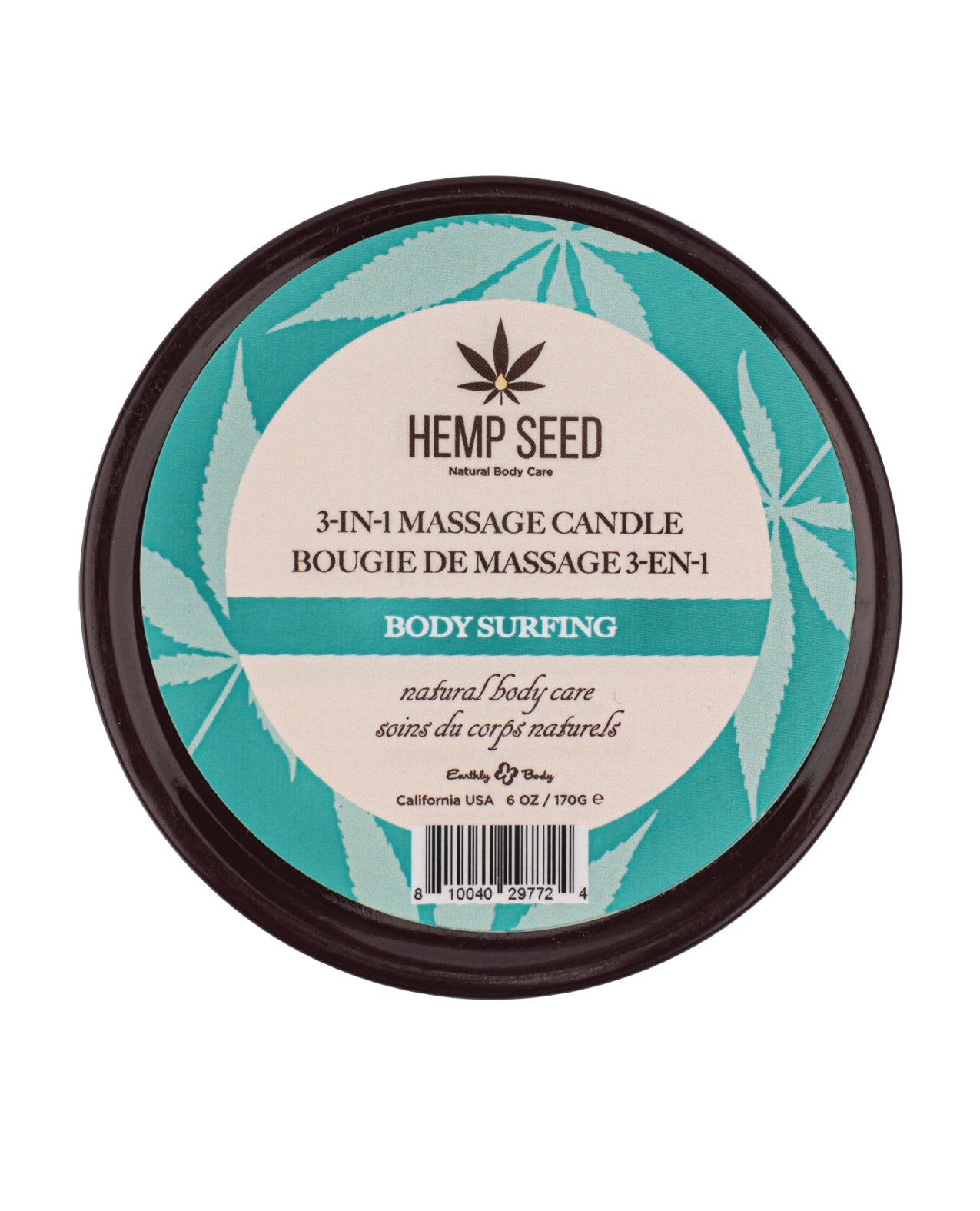 Earthly Body Summer 2025 3 in 1 Massage Candle - 6 oz Body Surfing