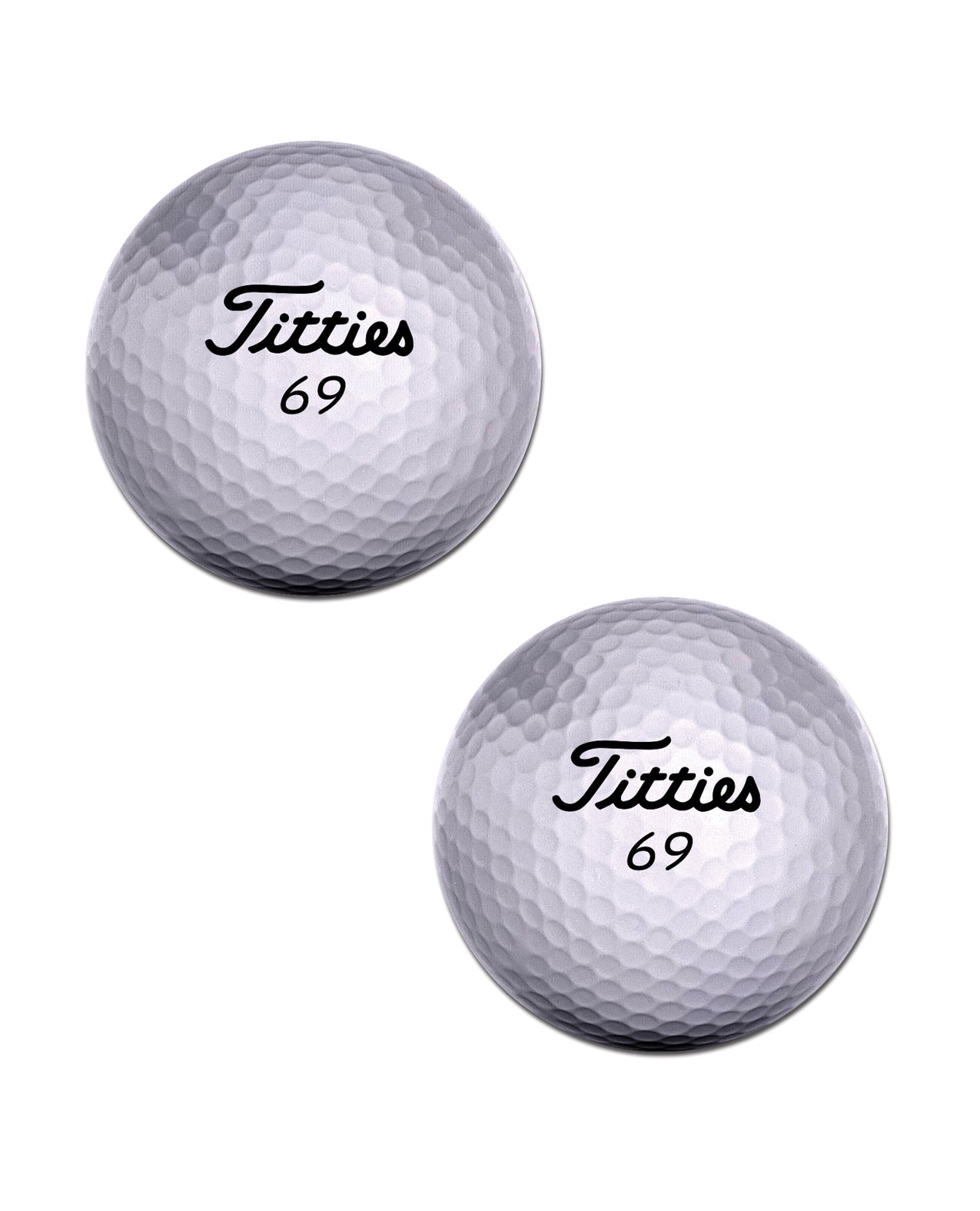 Pastease Titties Golf Ball - Black/White O/S