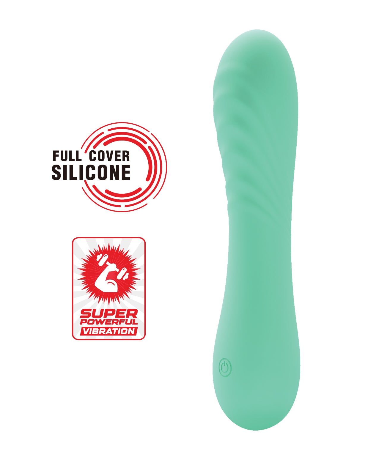 Pretty Love Alexisrose Curved Vibrator - Aqua