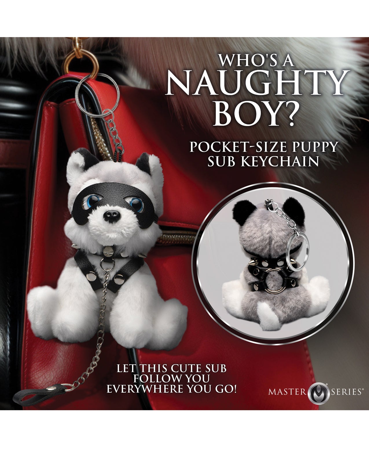 Max the Fetish Pup Keychain
