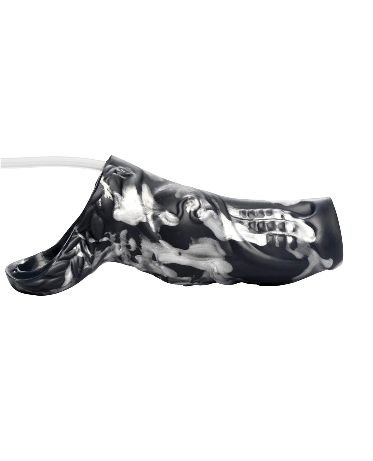 Creature Cocks Night Prowler Squirting Silicone Penis Enhancer - Silver