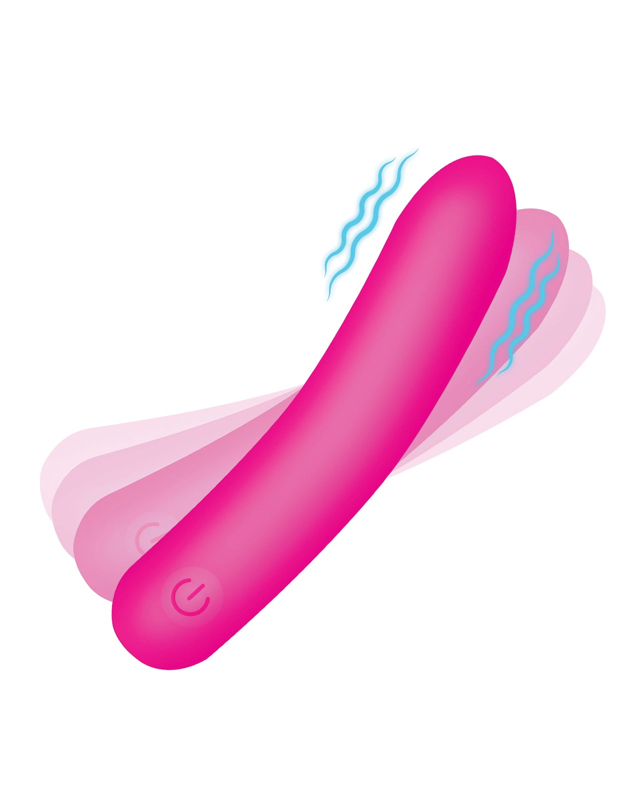 Bang! Tapered Flexible Silicone Bullet - Pink
