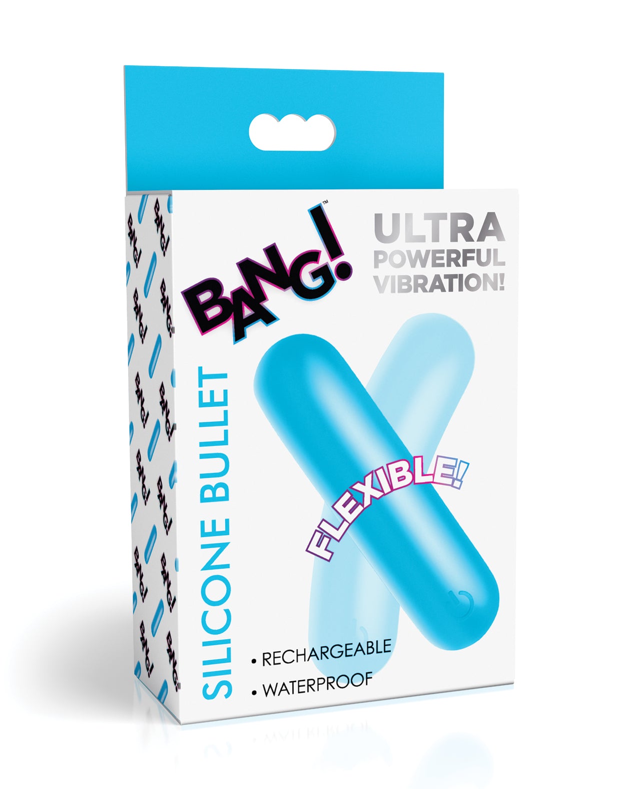Bang! Flexible Silicone Bullet - Blue