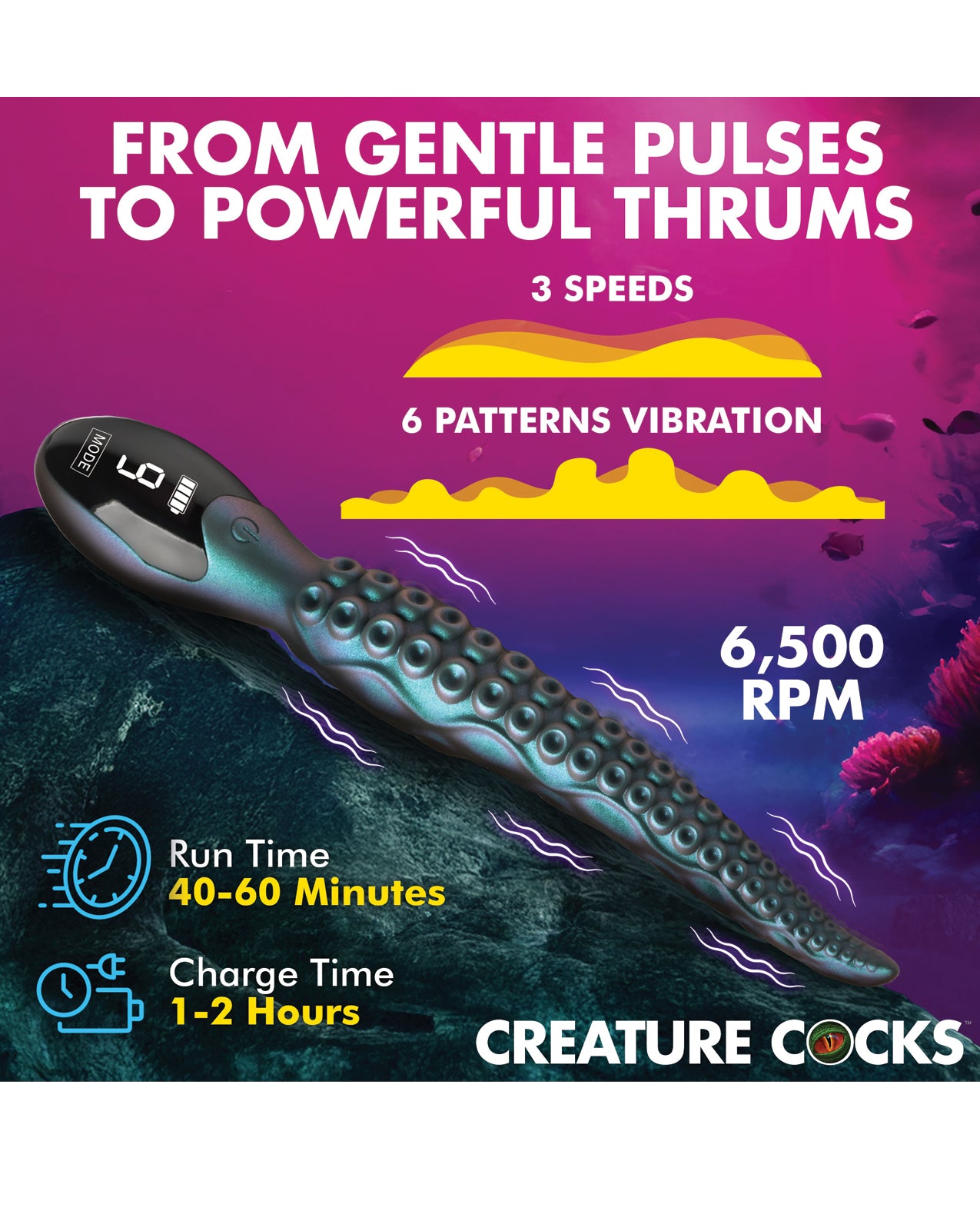 Creature Cocks Tentavibe Silicone Vibrator